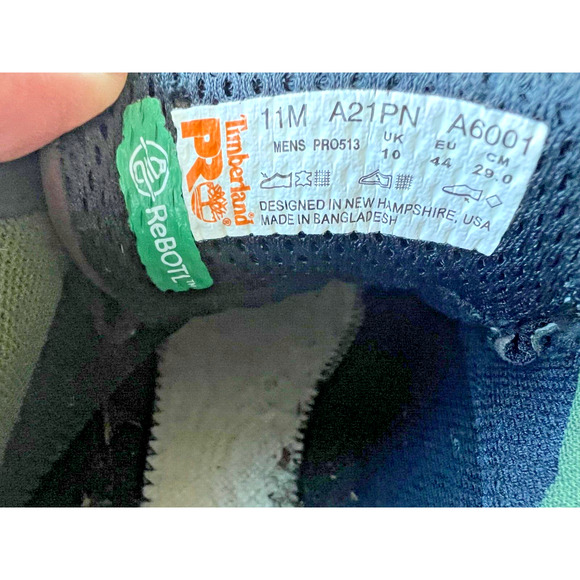 TIMBERLAND pro Shoes Mens Size 11 M Reaxion Aerocore Safety Toe WATERPROOF A21PN - Picture 8 of 10